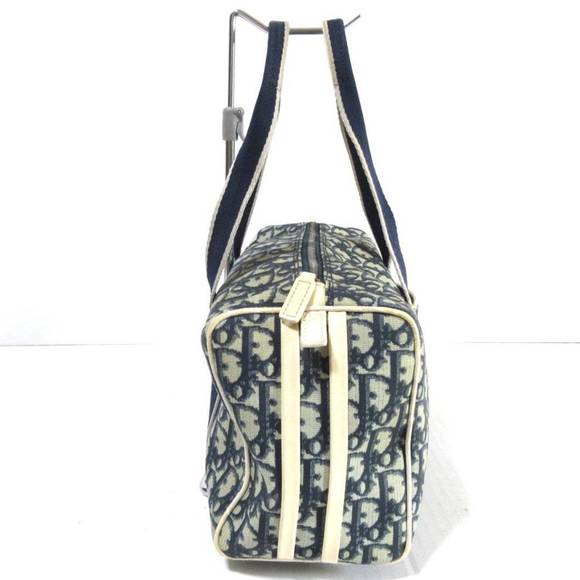 Dior Handbag Trotter Dark Navy Ivory - Picture 1 of 10